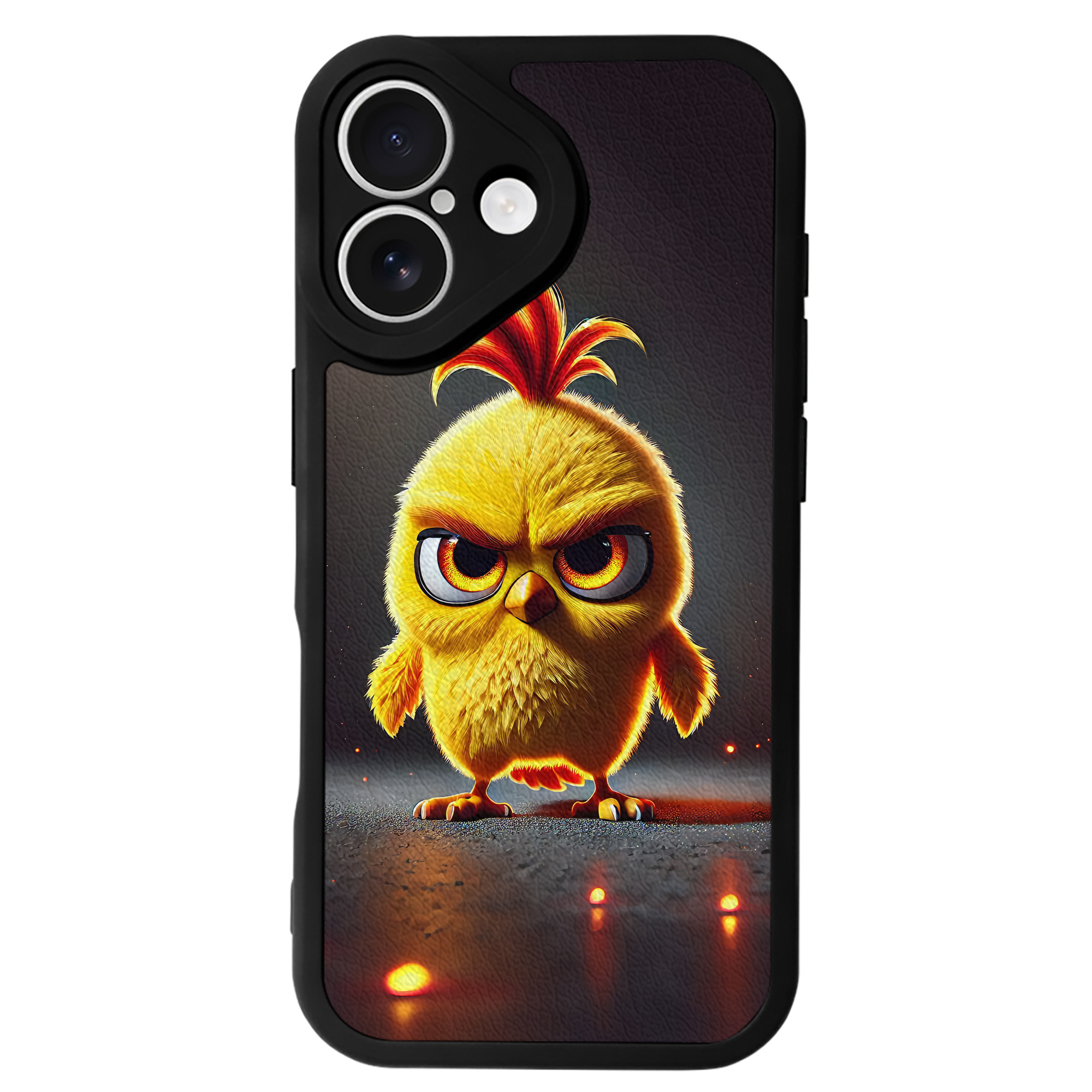 （画像用） Angry Birds アングリーバード 【iPhone 16シリーズ対応】シリコンスマホケース（レザー調） 材質：シリコン